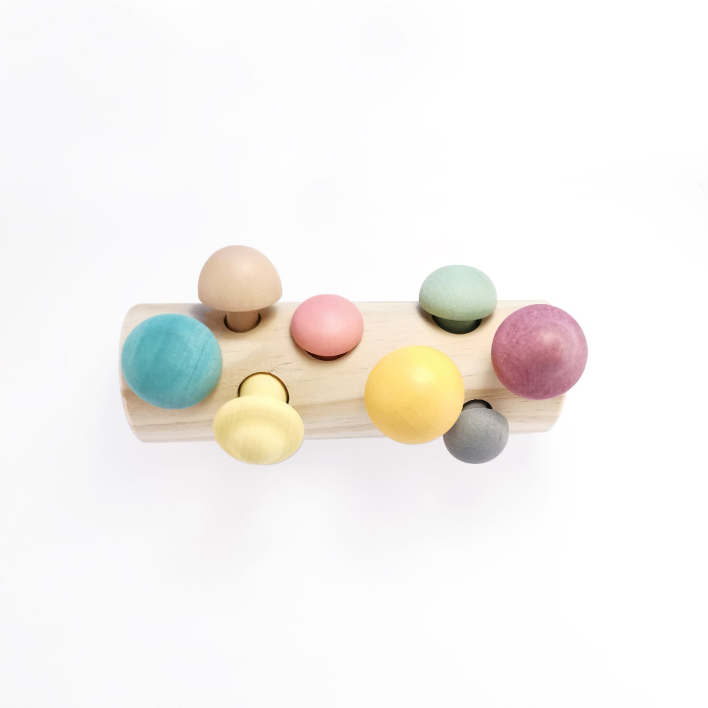 Montessori Wooden Mushroom Picking Toy