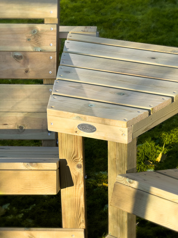 Modern Foldable Adirondack Chair – Handmade Wooden Patio Chair from Norway