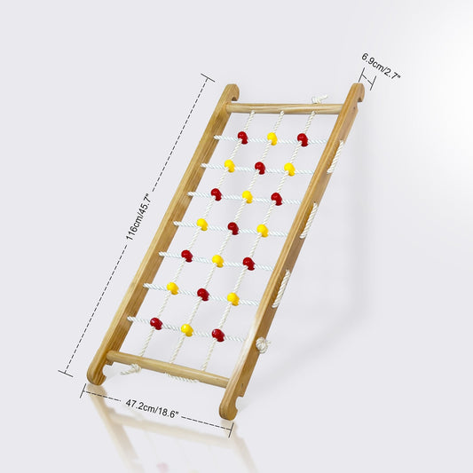 2 in 1 Kids' Sensory and Climbing Rope Ramp – Motor Skill Development and Acupressure Effect