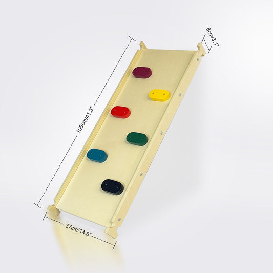 2 in 1 Wooden Climbing Block Ramp and Slide for Montessori Climbing Frames LIV