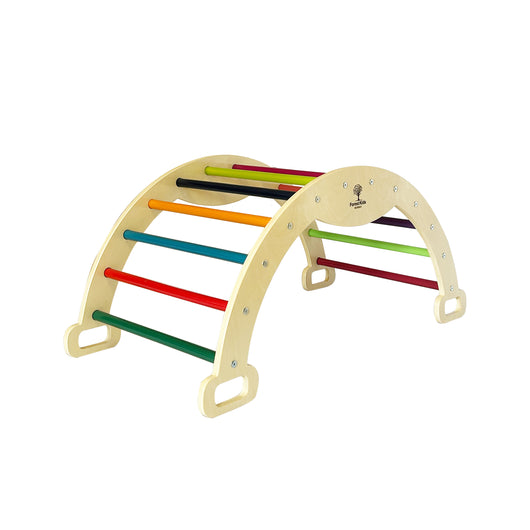 Montessori climbing arch and rocking toy for kids