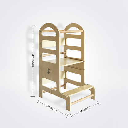 "EIR Adjustable Kitchen tower photo with mesurements"