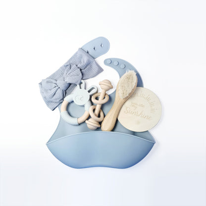 Baby Shower gift Box for New Born Girls & Boys 6 item bundle care package