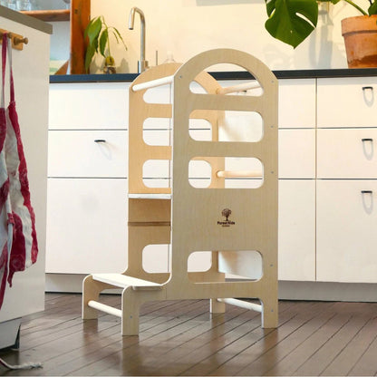 EIR Premium Wooden Learning Tower for Kids / Helper in the Kitchen for Babies and Toddlers