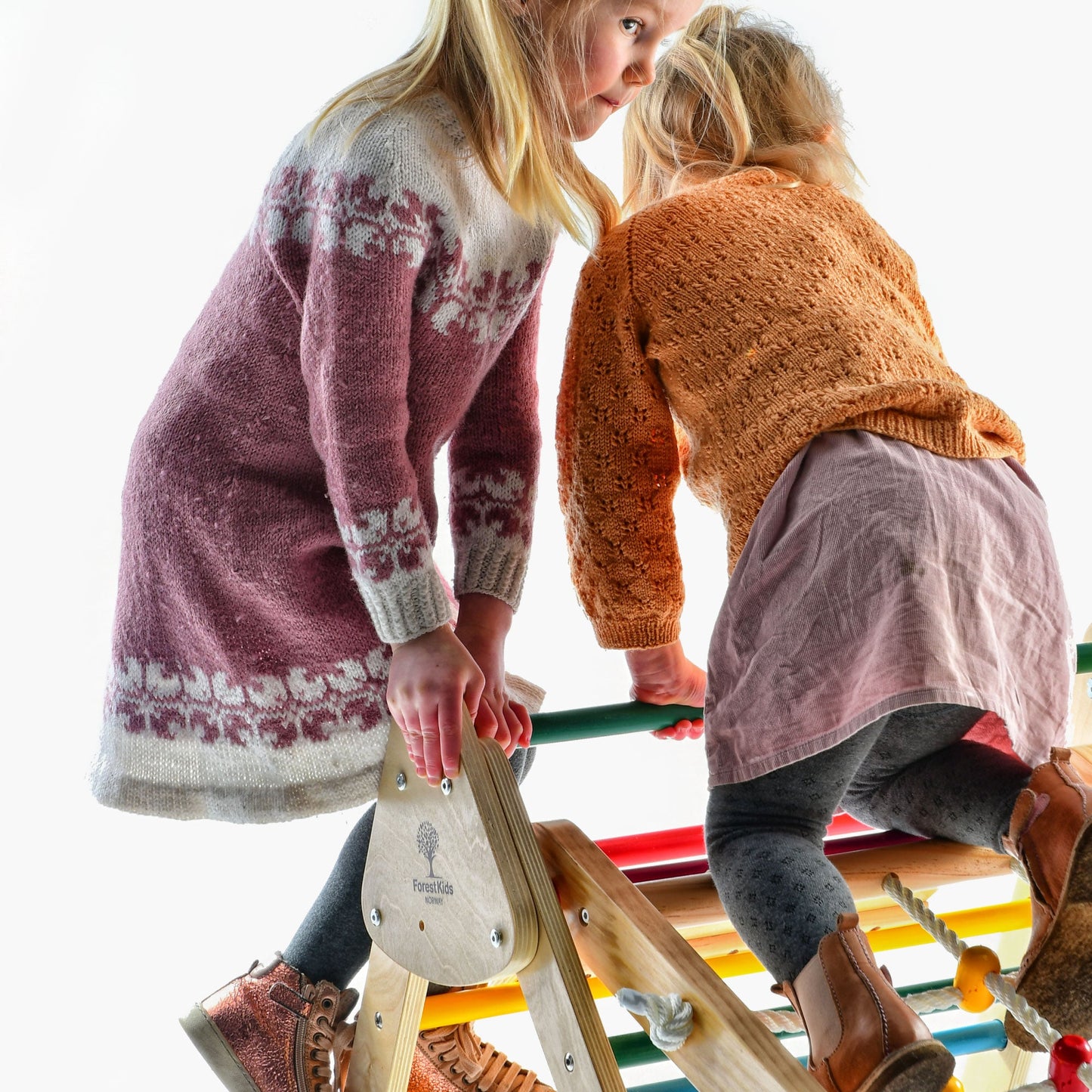 4 in 1 Wooden Montessori Climbing Set: