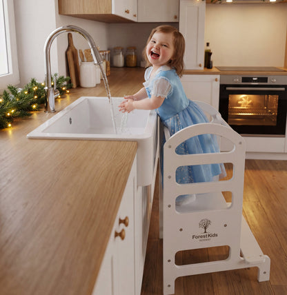 EIR Premium Wooden Learning Tower for Kids / Helper in the Kitchen for Babies and Toddlers