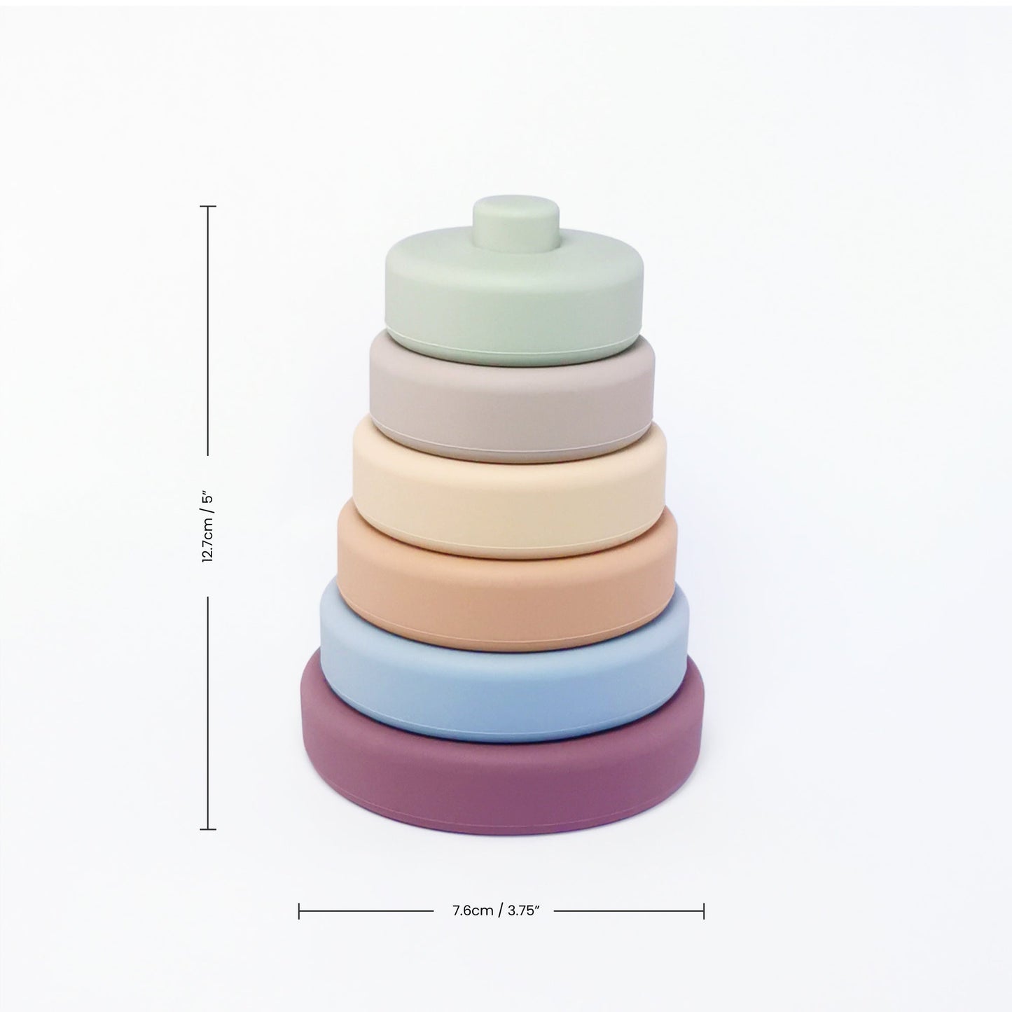 Montessori Silicone Stacking Tower
