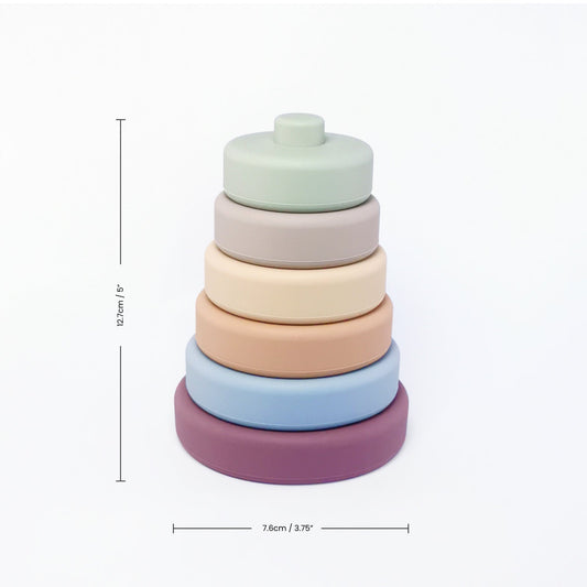 Montessori Silicone Stacking Tower