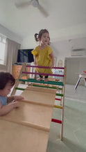 Load and play video in Gallery viewer, Montessori Climbing Gym 3 in 1
