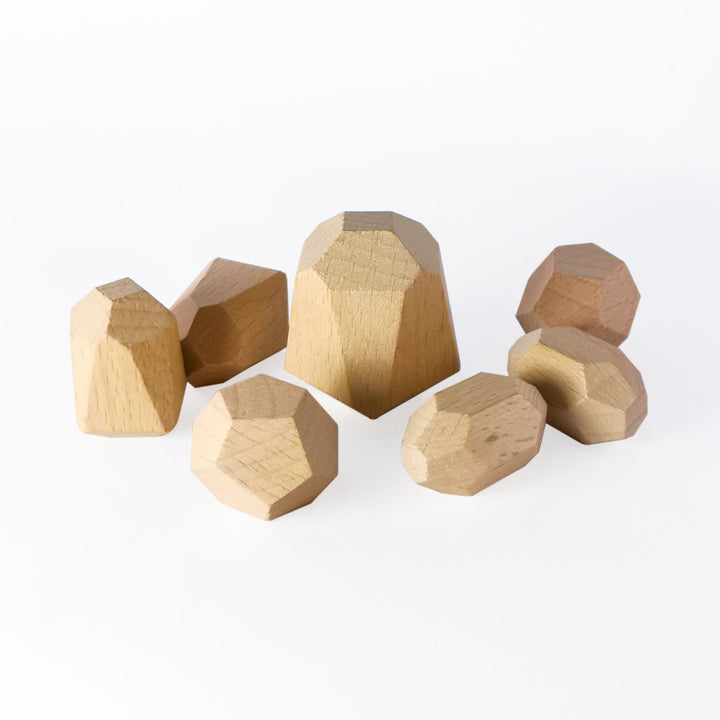 Natural wooden stacking toys for toddlers & babies